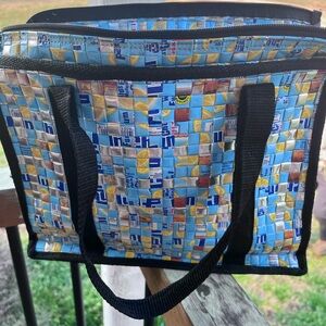 Colorful Woven Tote Bag